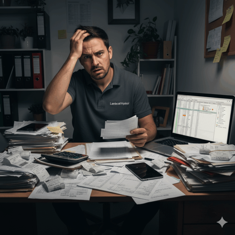 Schéma de la gestion administrative entreprise paysagiste