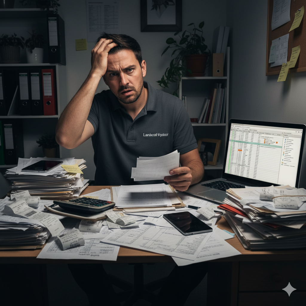 Schéma de la gestion administrative entreprise paysagiste