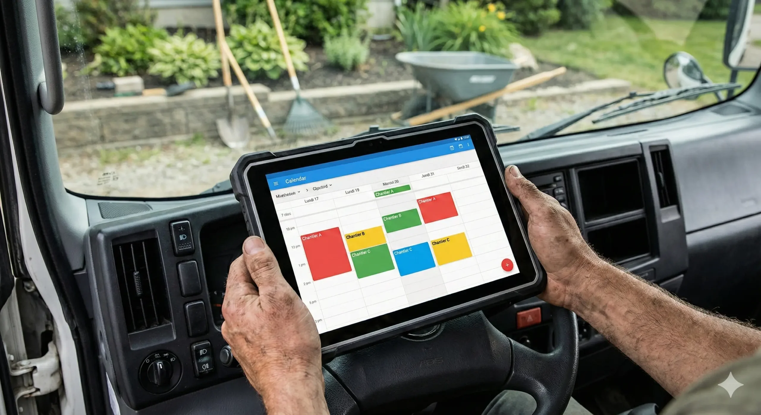 Gestion Planning Chantier Paysagiste