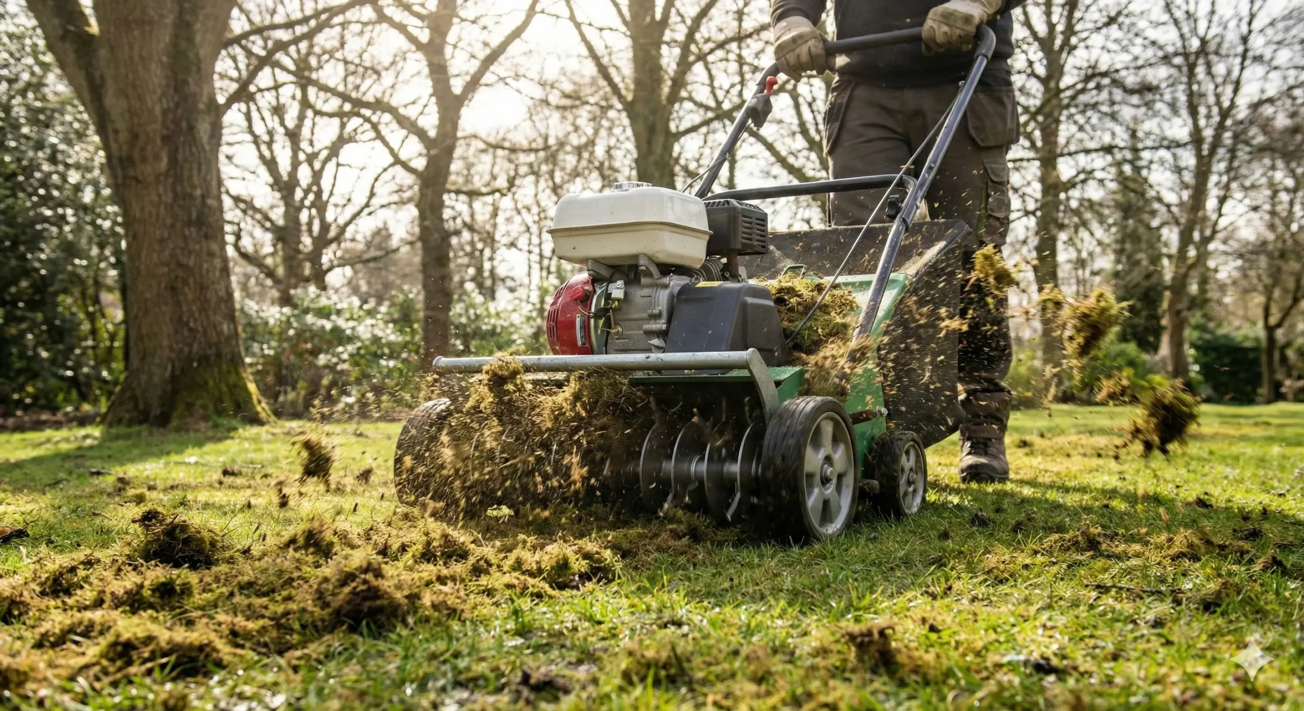 Scarification de la pelouse : pourquoi, quand et comment la faire en mars 2026 ?