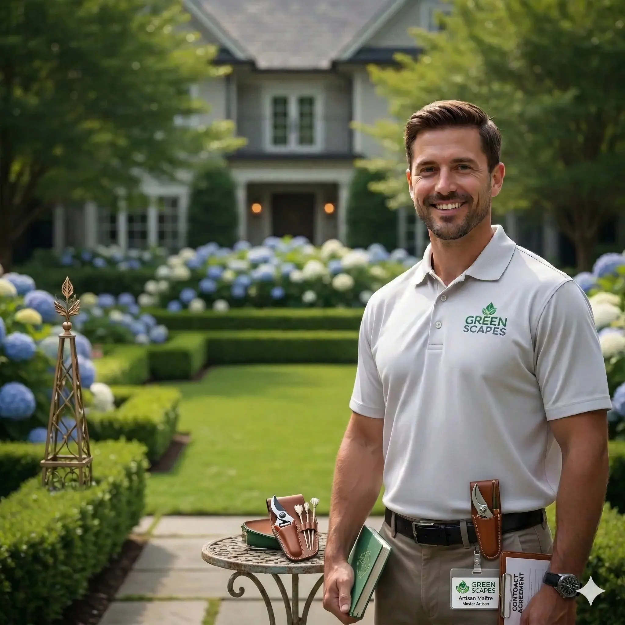 contrat entretien jardin paysagiste SAP 2026 particulier professionnel