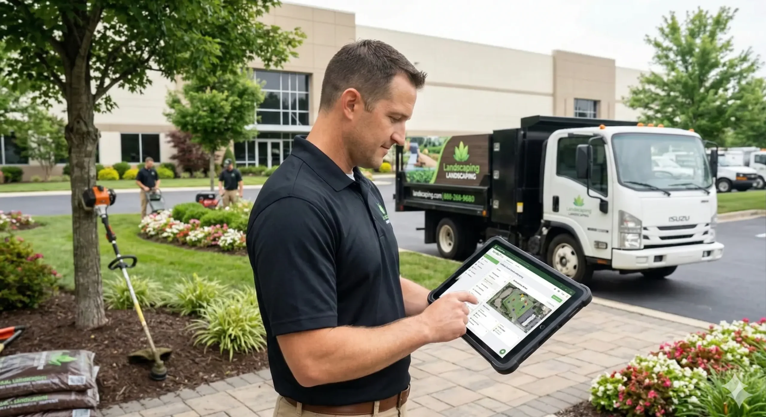 logiciel gestion paysagiste SAP facturation devis attestation fiscale 2026