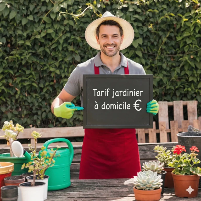 tarif jardinier à domicile entretien jardin SAP 2026