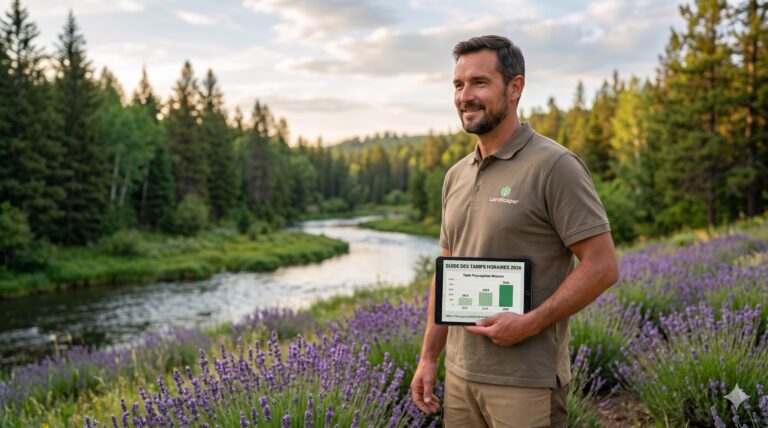 Tarif horaire paysagiste professionnel en France - grille de prix 2026