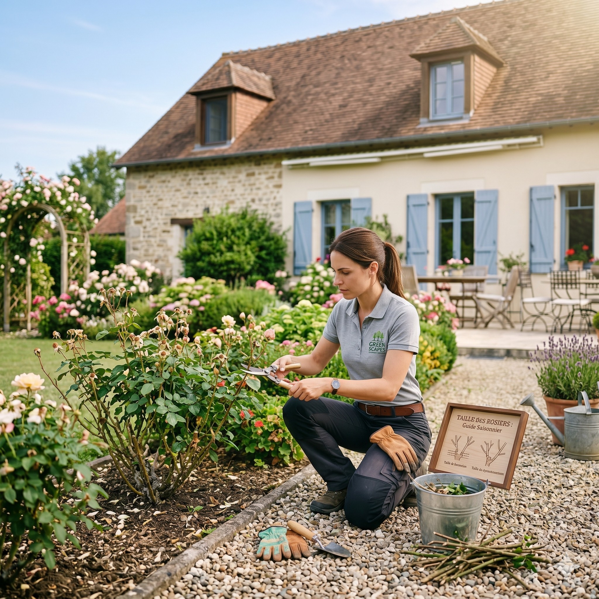Taille des rosiers : le guide technique complet du paysagiste professionnel