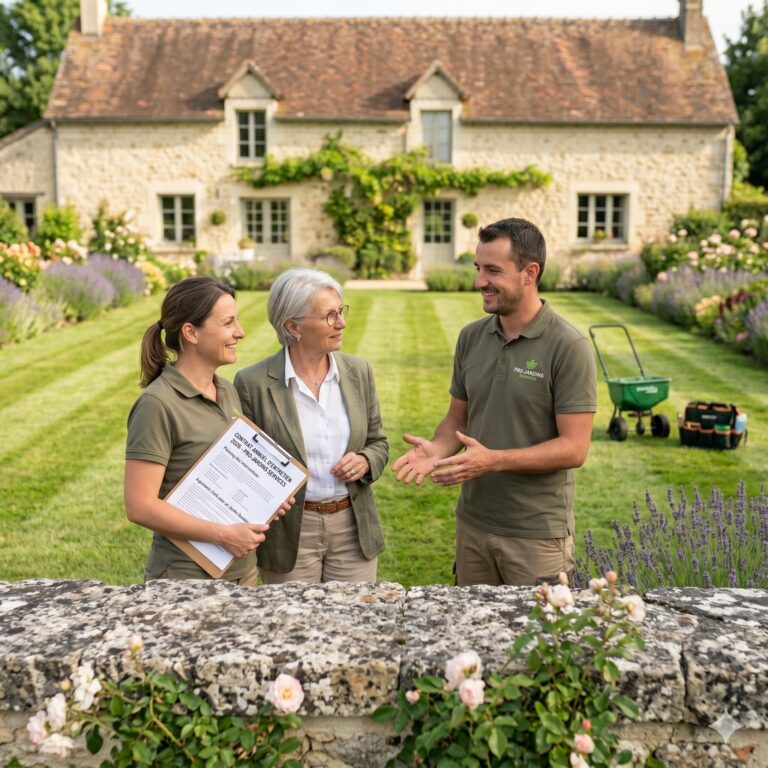 contrat annuel jardinage