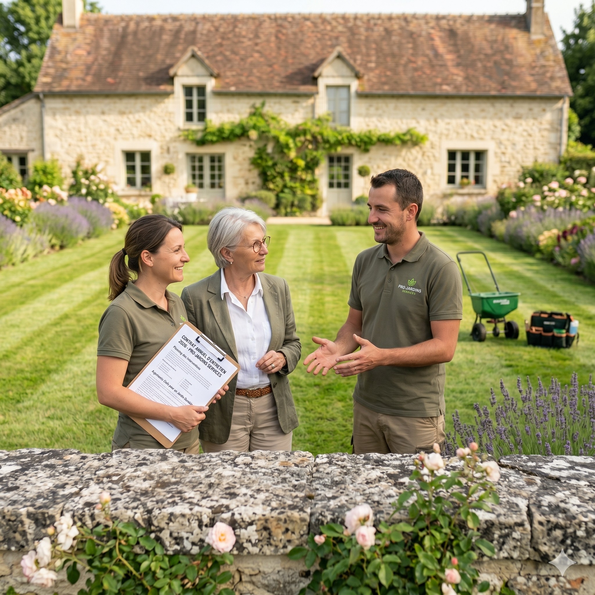 contrat annuel jardinage