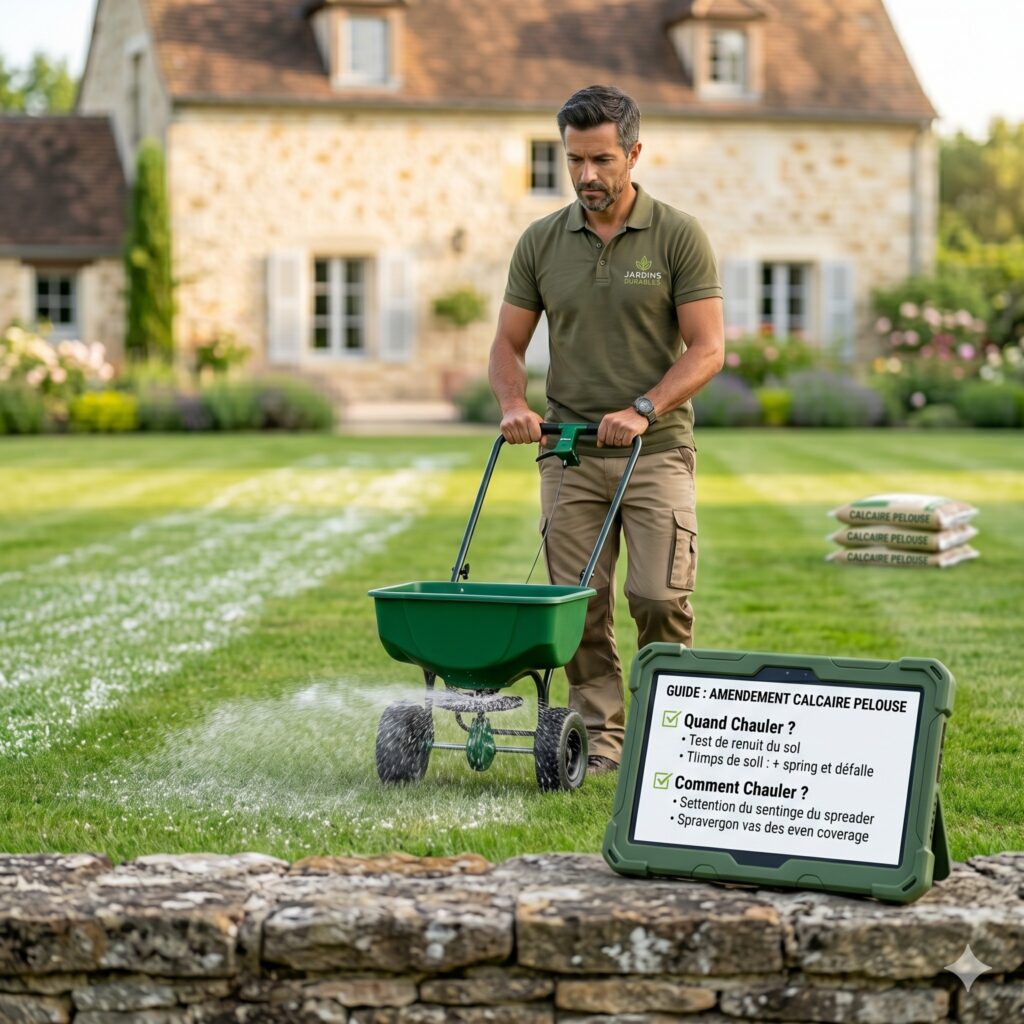 chaulage pelouse professionnel