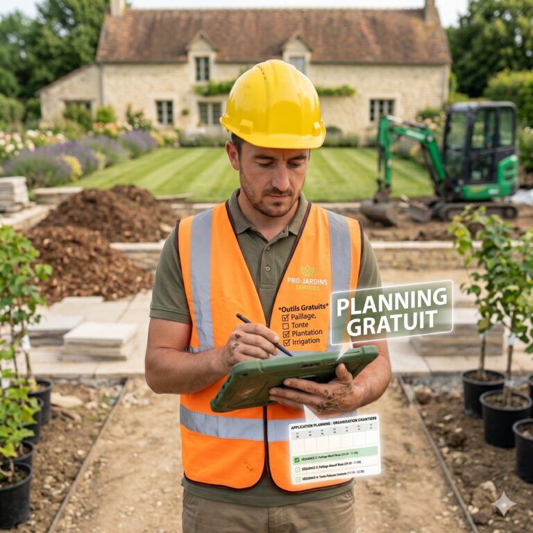 application planning paysagiste